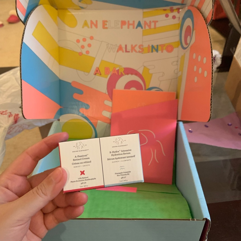 Drunk Elephant skincare samples deluxe sizes